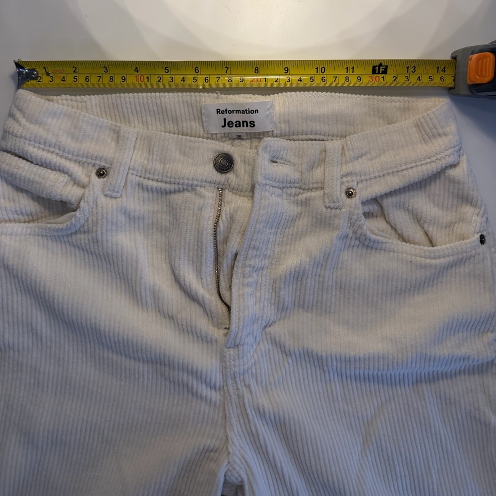 Reformation Val 90s Mid Rise Straight Corduroy Pants - Picture 5 of 8